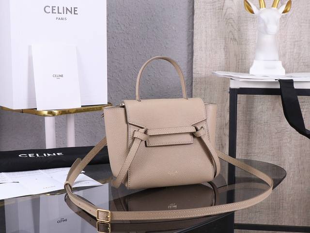 Premium Quality Genuine Leather Celin*Newly Released Small Pico Catfish Bag, Loo