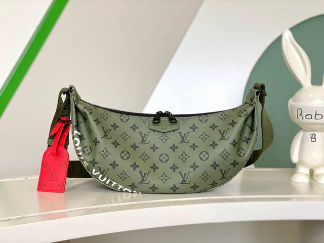 Haiyuan Outer Single Authentic Home-Sold Hamac Handbag M23779 Green Silk-Printed