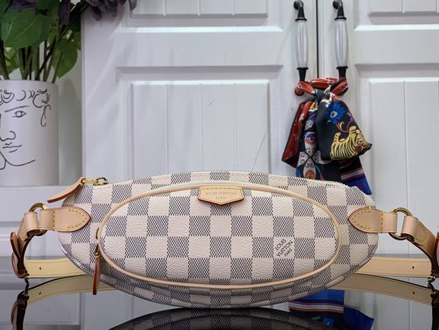 Top-Quality Original Keepit Waist Bag N00230 White Checkered M14806 Vintage Blac
