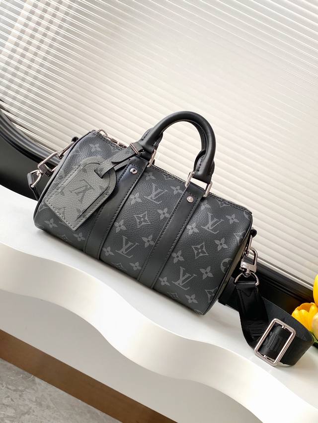 Dynamic Code Chip Top-Tier Original Edition M46271 Black Flower This Keepall 25