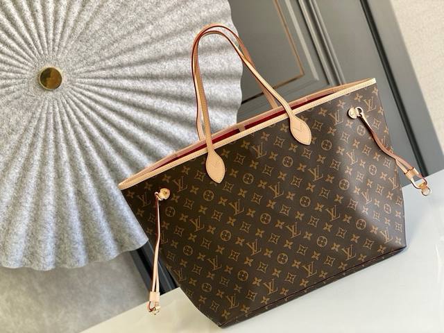 Large Steel Studs Top-Quality Original M40991 Neverfull Large Handbag Neverfull