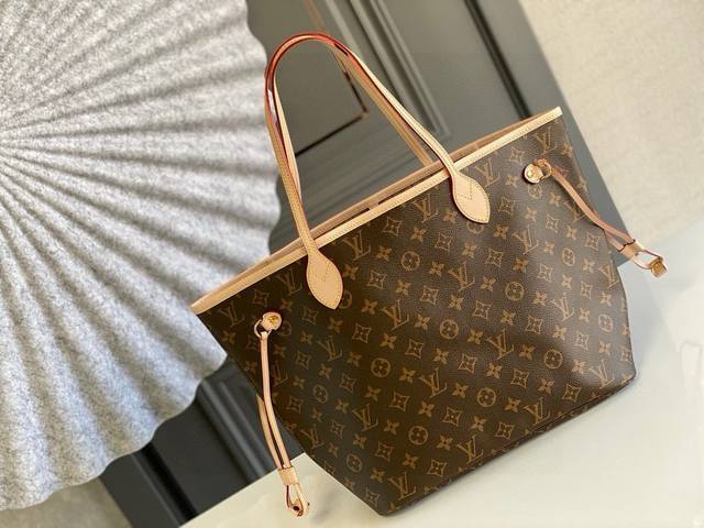 Medium-Sized Steel Studs Top-Quality Original M40995 Neverfull Medium Handbag Ne