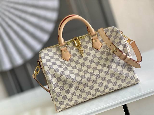 Top-Grade Authentic N41373 Speedy 30 Handbag With Shoulder Strap Every Detail Of