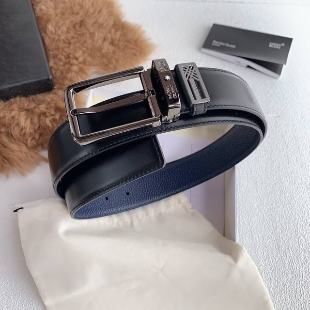 Montblanc Wallet, Width 3.5 Cm, Imported Double-Sided Cowhide, Not The Cheap Sec