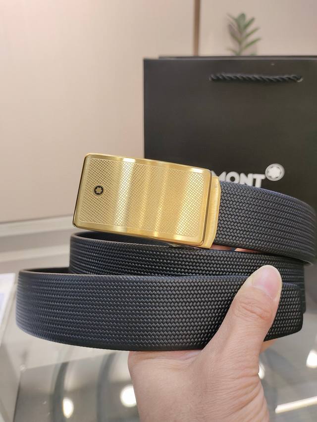 Automatic Buckle Series, High-End Customization, New Seamless Automatic Belt, Wi