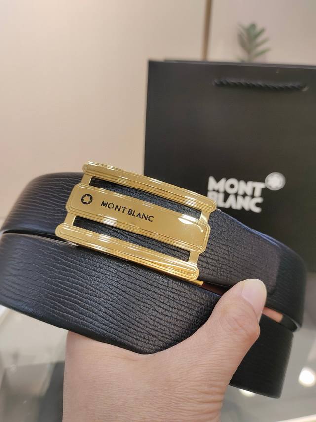 Montblanc Automatic Buckle Series, High-End Custom-Made, New Seamless Automatic