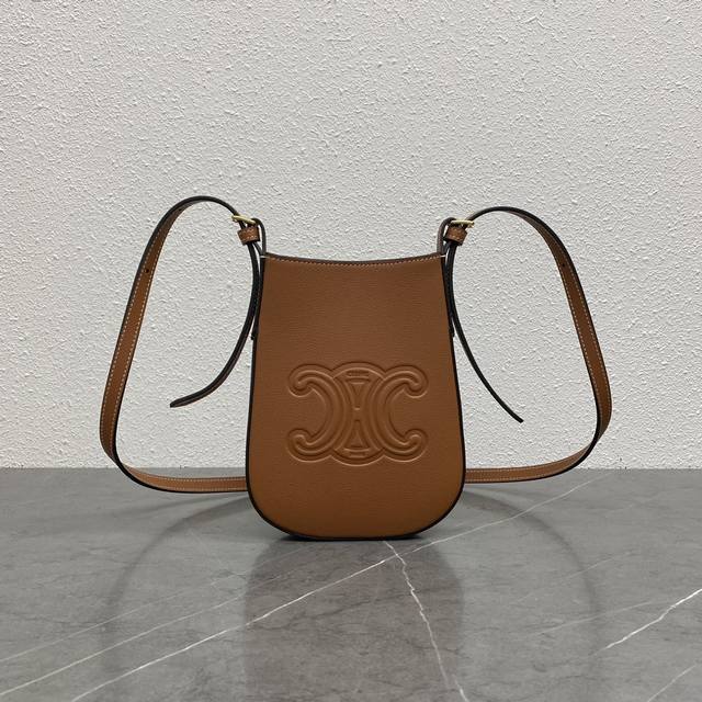 Authentic-Grade New Arrival Ce Bestseller Phone Bag Mini Heloise Soft Leather Ph