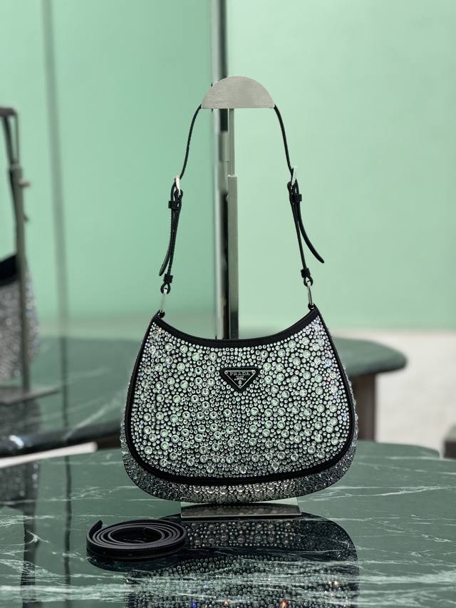 Authentic-Grade Starry Sky Underarm Bag This Cleo Satin Handbag Is Adorned With