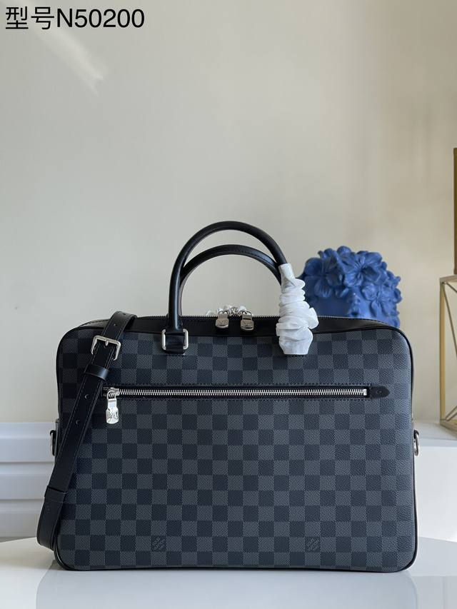 Top-Grade Genuine Leather, Exclusive Real-Shot N50200 This Porte Documents Brief