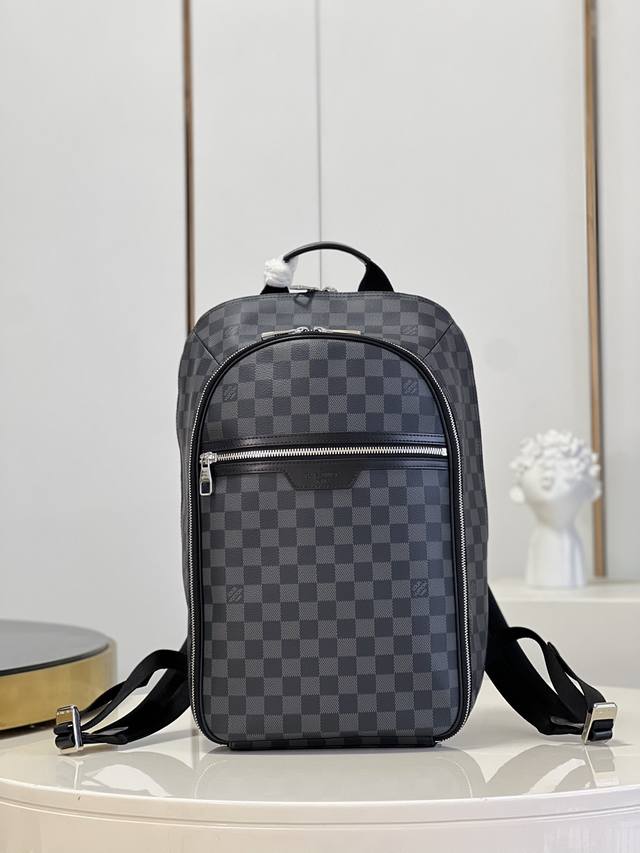 Top-Tier Authentic Single Piece Exclusive Real-Shot N45287 Black Grid This Micha