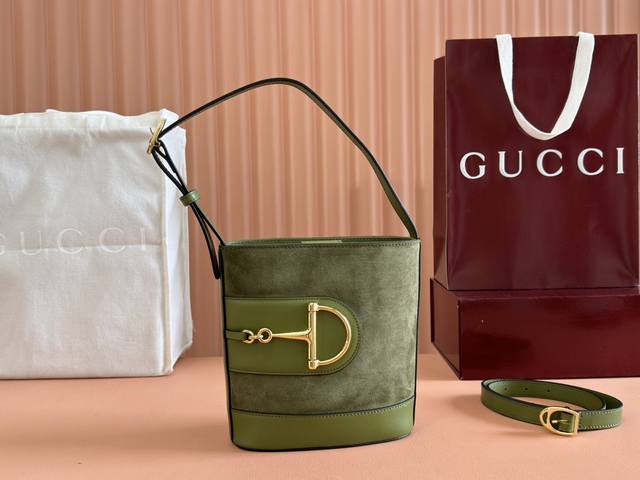Comes With Full Counter Packaging Gucci 73 Series Mini Bucket Bag Model Number 8