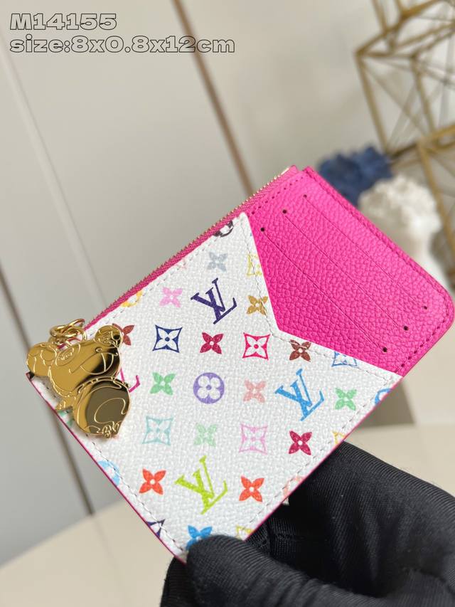 Factory Price P Top-Grade Original Mm14155 Rose Red This Romy Card Holder Is Par