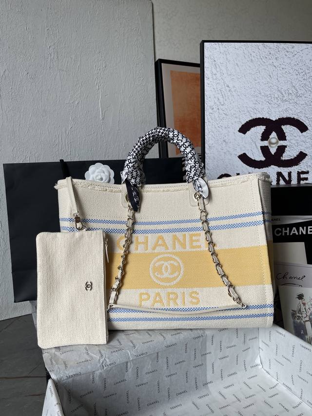 Top-Tier Product_ French High-End Custom-Made Chanel New Apricot Yellow As66941#