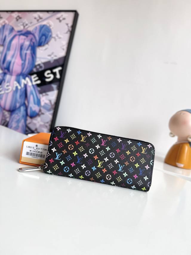 Overseas Original Order M13408 Black Color Exclusive Real Photos! Lv X Tm Zipper