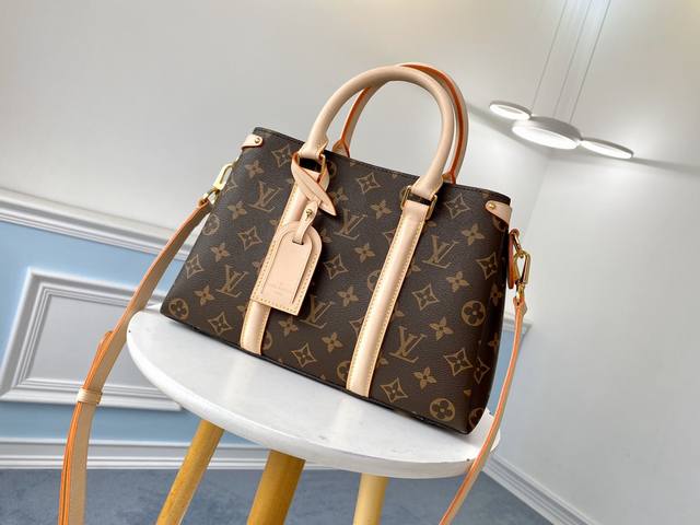 Top-Tier Authentic M44815 Open Handbag Crafted From Monogram Canvas, Adorned Wit