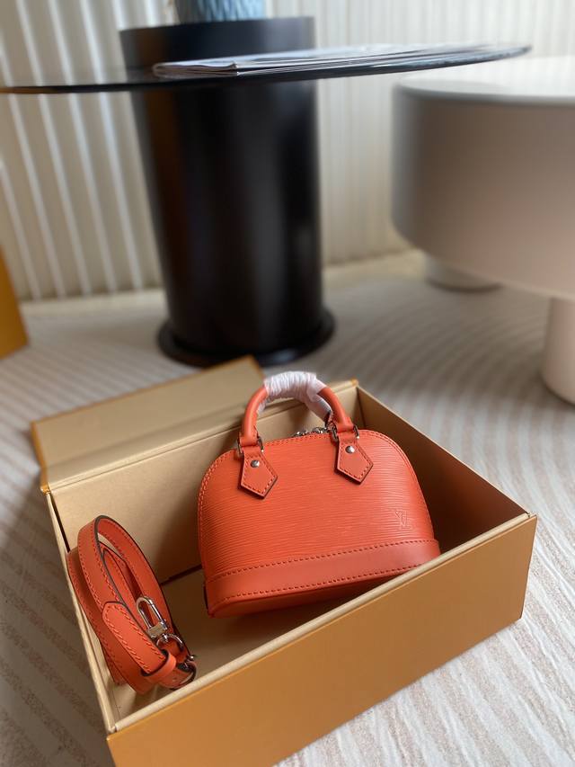 Top-Tier Original Nano Alma Handbag M81945 Orange Nano Alma Handbag M82404 Is A