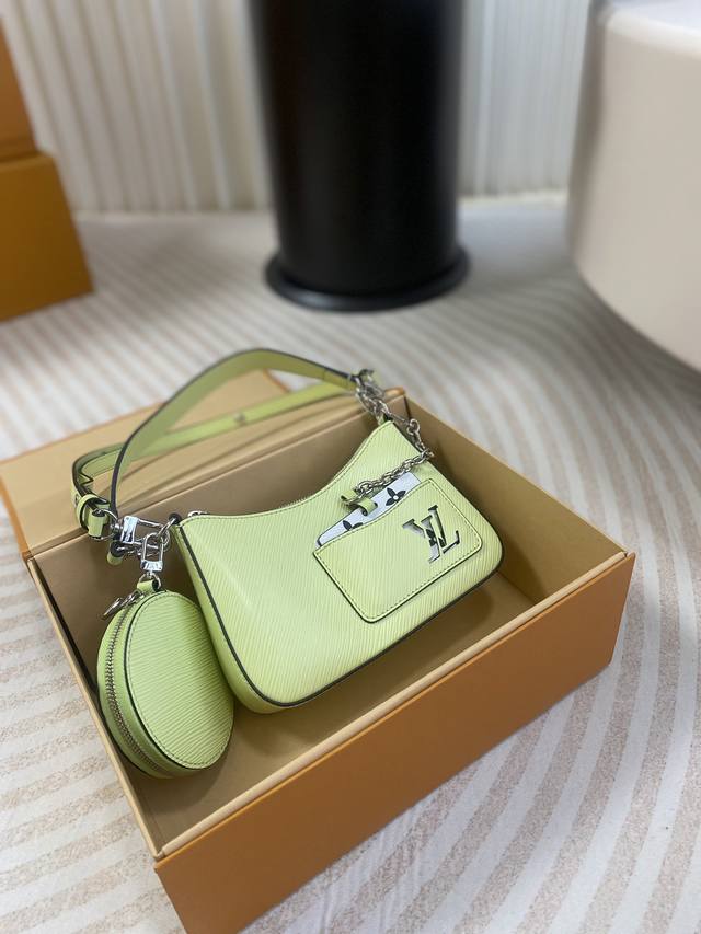 Top-Tier Original Factory Marellini Handbag M22651 Green Marellini Handbag M2099