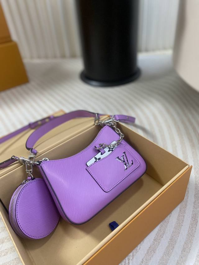 Top-Tier Authentic Marellini Handbag M22653 Purple Marellini Handbag M20998 Craf