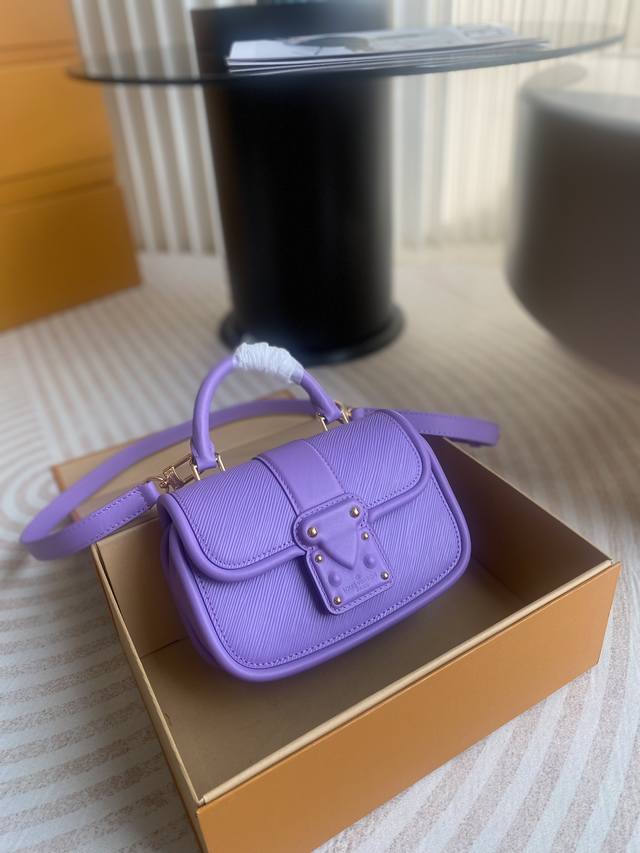 Top-Tier Authentic Hide And Seek Handbag M22724 Purple This Hide & Seek Handbag