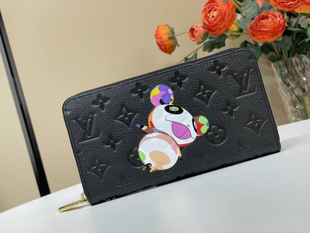 Top-Tier Authentic Replica Exclusive Real-Shot Zippy Zipper Wallet M14160 Black