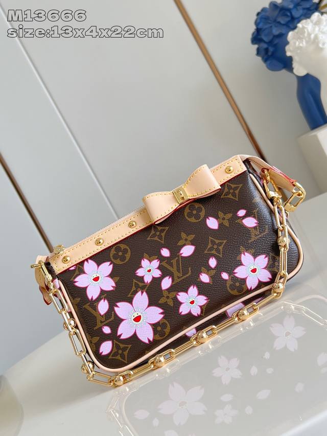 Factory Price P Top-Grade Original M13666 This Pochette Accessoires Handbag Comb