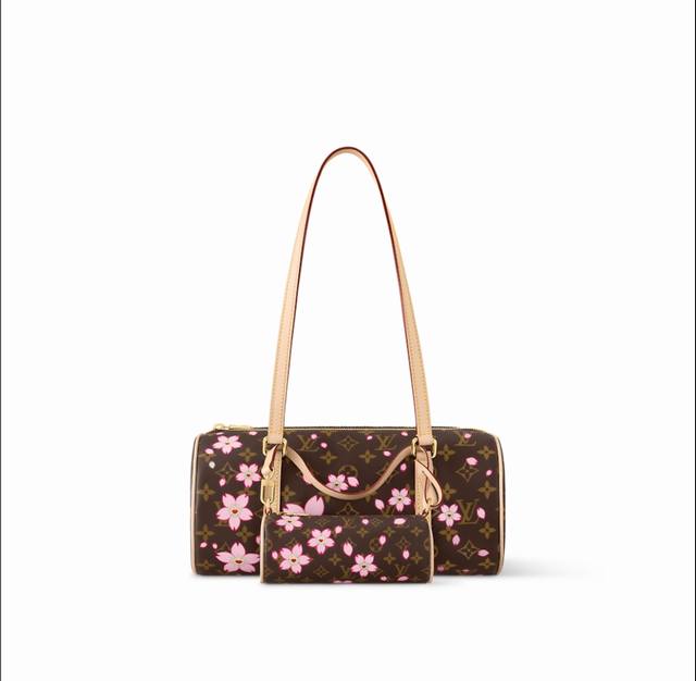 M13097 Vintage Floral Pattern, Official Website Image Cherry Blossom Silk-Printe