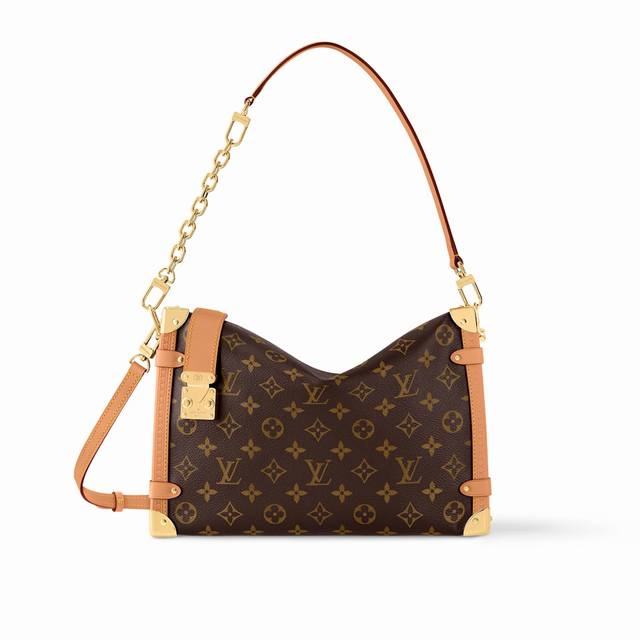 M14513 Classic Pattern Official Website Image Soft Box Chain Bag Side Trunk Larg