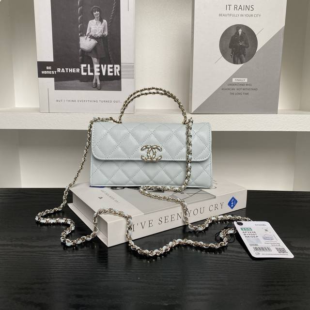 Chane123P Chanel Black Horse Kelly Long Handle Bag Model: A P4210 Material: A Cl