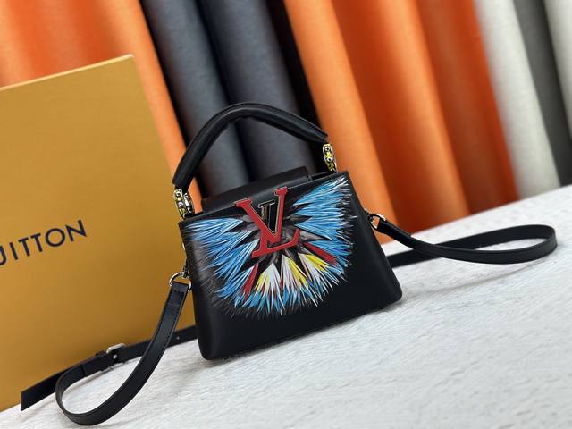 Exclusive Real Photos M59939 M94519 Capucines Handbag This Capucines Mini Handba