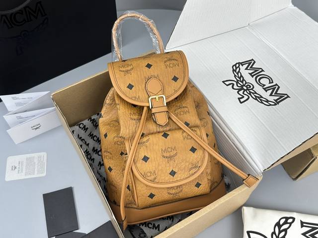 Authentic Grade Mcm Original Single-Piece Drawstring Backpack New Arrival Style