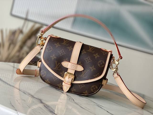 Top-Quality Original M46740 Saumur Bb Handbag Crafted From Monogram Canvas, Reim