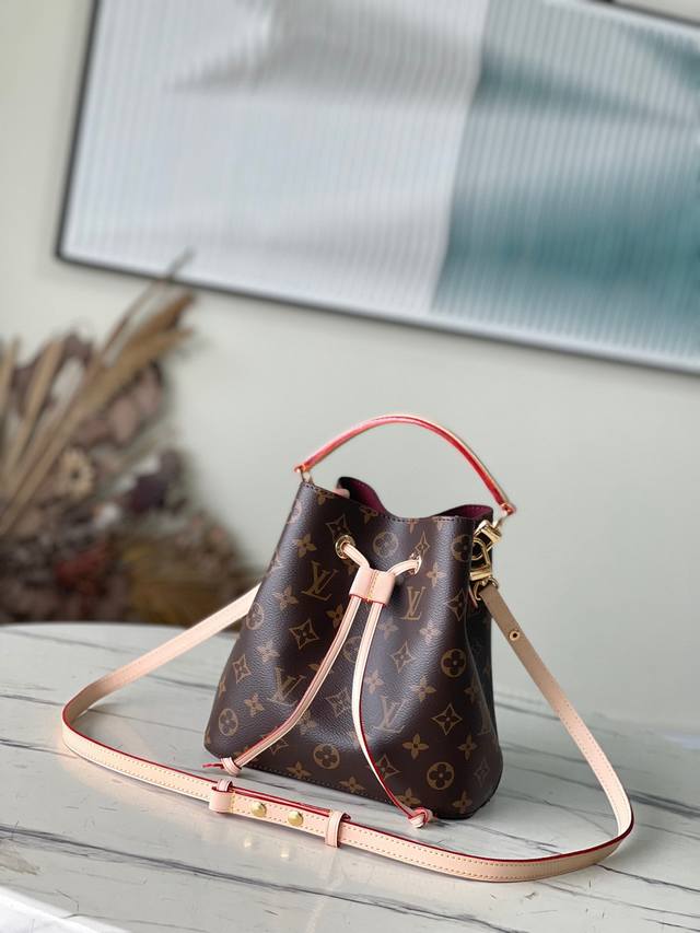 Top-Tier Authentic M46581 Vintage Mini Bucket Bag Series N