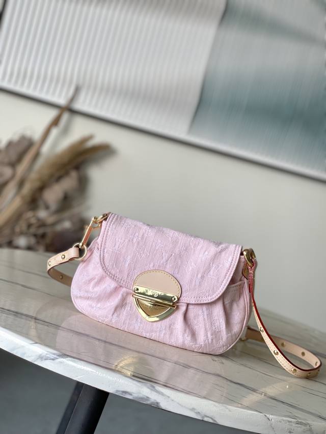 Top-Tier Authentic M13347 This Sunset Handbag Features Exquisite Bleaching Craft