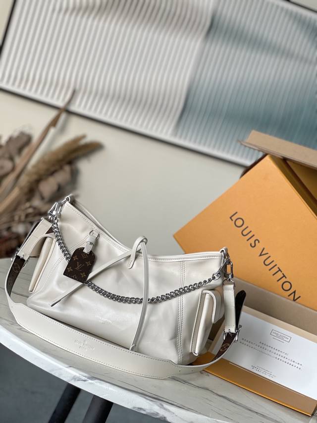 Top-Grain Leather Premium Original M12919 Cream White This Carryall Cargo Small