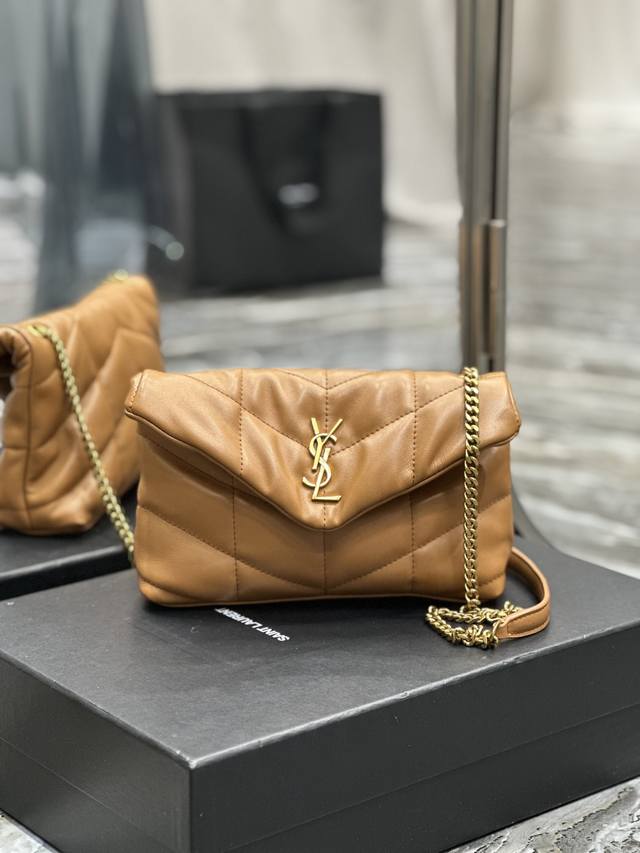 Caramel With Gold Buckle _Mini Crossbody Bag Now Available!The Entire Bag Is Cra
