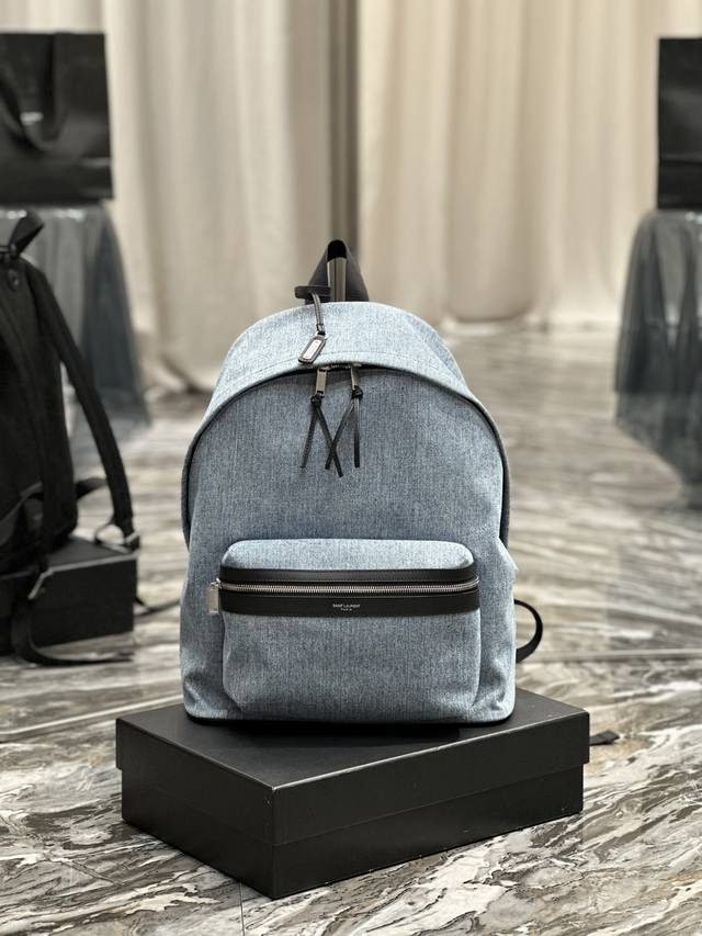 Backpack Arrived_Washed Denim With Leather Details Exclusive Limited Edition At