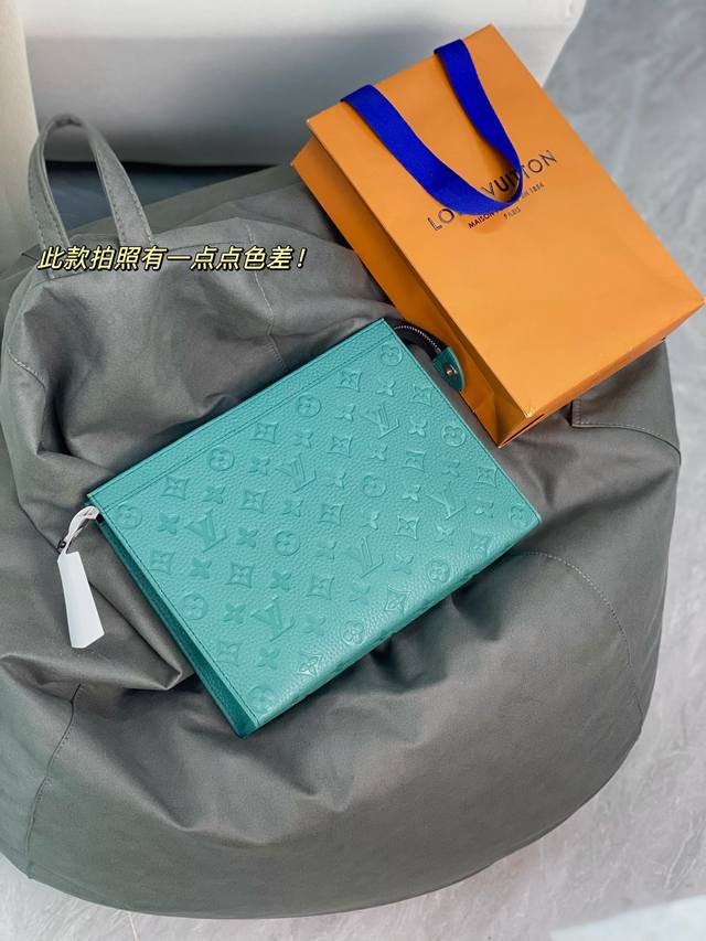 Upgraded Version M13666 New Green! Chip Edition, Made From Top-Grain Leather Poc
