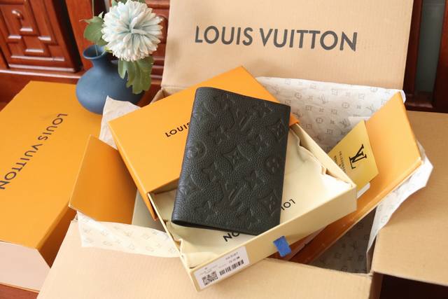 Authentic Quality Embossed M13187 Passport Holder The Perfect Companion For Fash