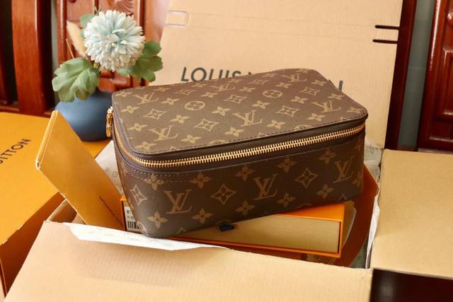 Original Quality M43689 Flower Old Medium Size! Packing Cube Medium Size Bag For