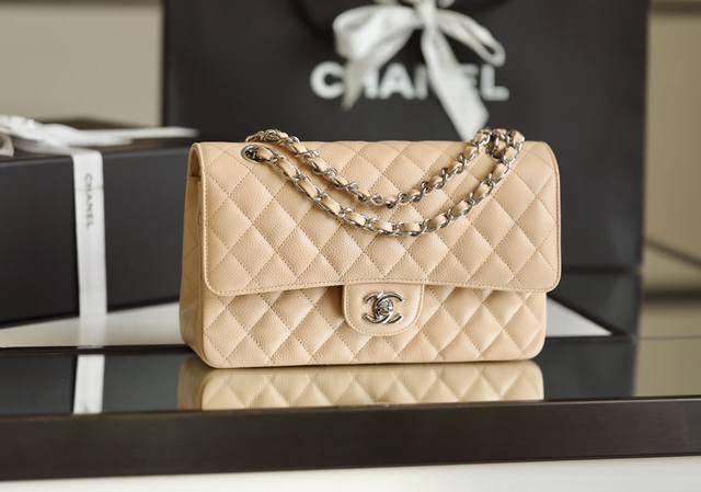25Cm Upgraded Version With Leather Lining + Chip Chanel Little Black Cf Series C