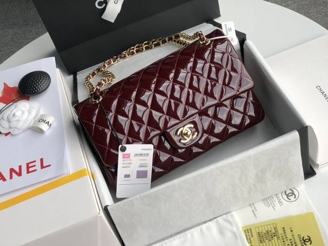 Chanel Cf 1112 Lacquered Leather Mini Bag Summer Essential With The Iconic Leath