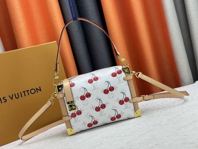 Authentic Design Collaboration With Takashi Murakami Cherry Side Trunk Pm Handba