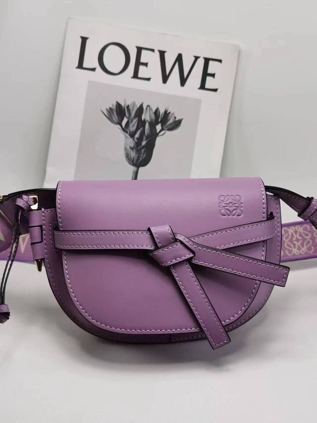 Genuine Leather Lw Gate Dual New Color 56T21S Minigatedual Handbag Crafted From