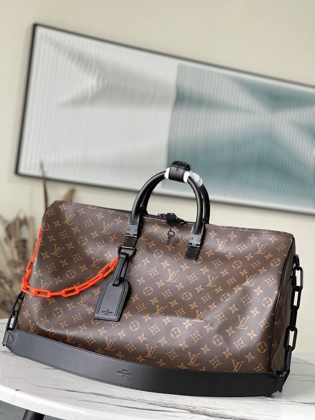 Top-Tier Authentic M44471 Keepall 50 Travel Bag With Shoulder Strap For Men Arti