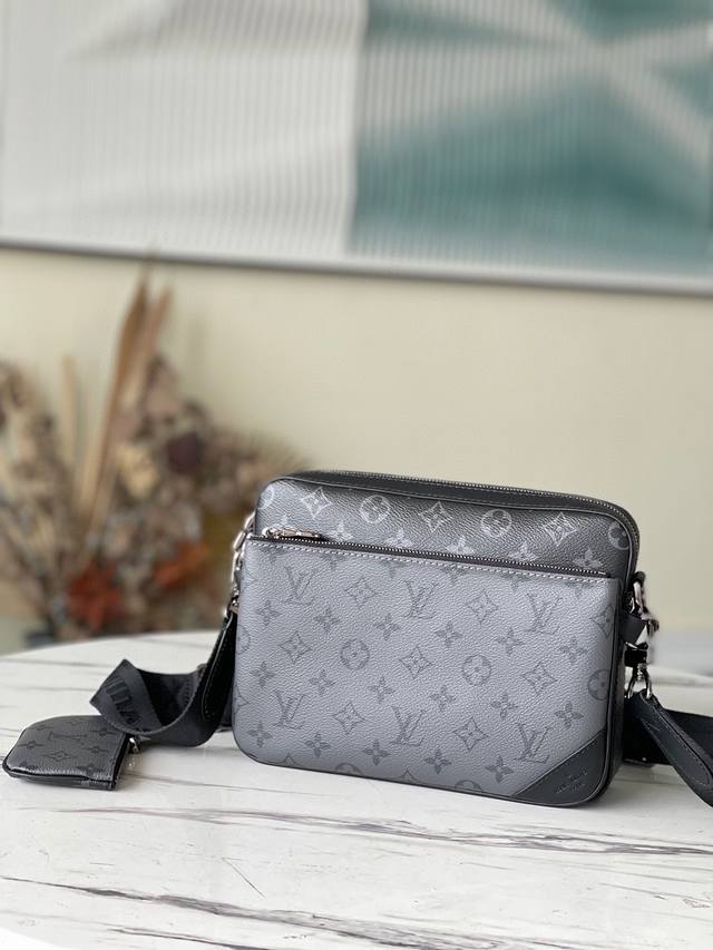 Top-Tier Original Factory M69443 Trio Messenger Bag Made From Monogram Eclipse C