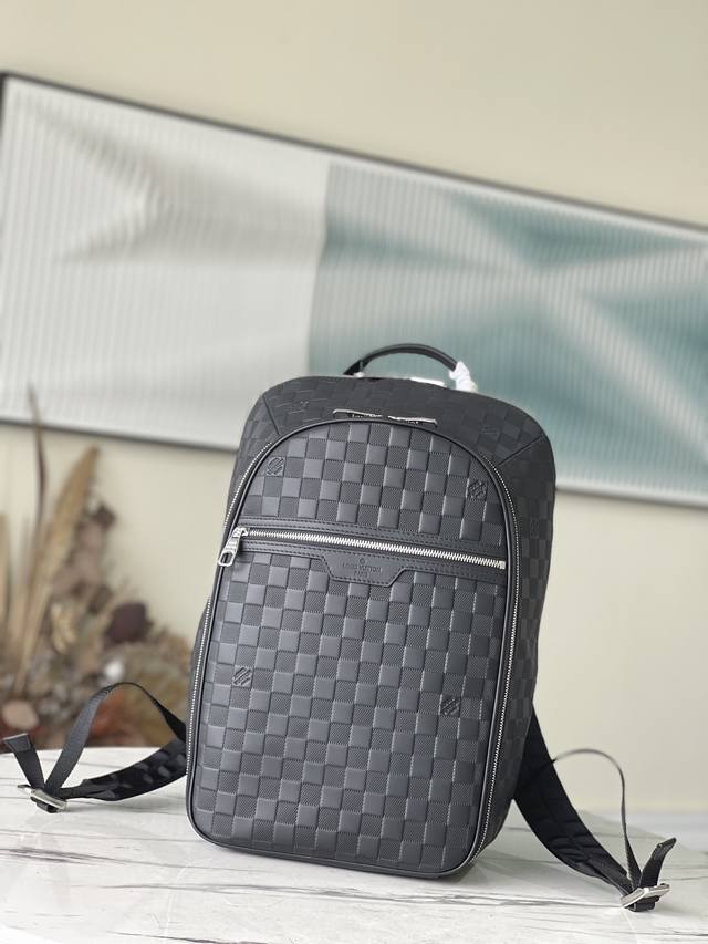 Top-Grade Genuine Leather N45287 This Michael Backpack Is Crafted From Damier In