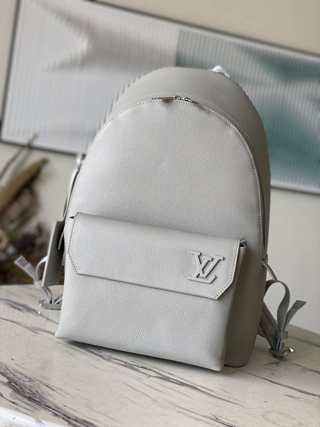 Top-Tier Original M59325 Gray New-Style Double-Shoulder Bag Crafted From Aerogra