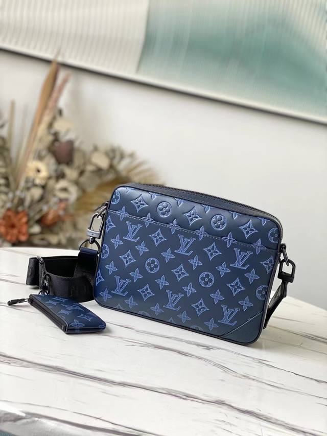 Top-Tier Original Factory M45730 Duo Messenger Bag Crafted From Monogram Shadow