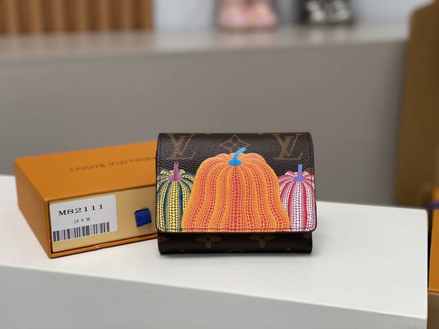 Top-Tier Original Factory M82111 Pumpkin Series Wallet Series Lv