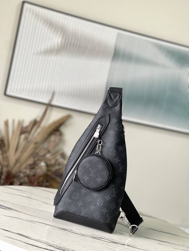 Top-Tier Original Factory M30936 Black Flower Duo Shoulder Bag Combines Monogram